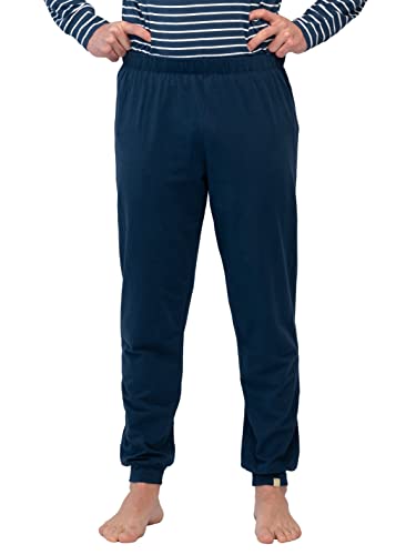 greenjama Herren Jersey-Hose Pyjamaunterteil, Ultramarine, L von greenjama