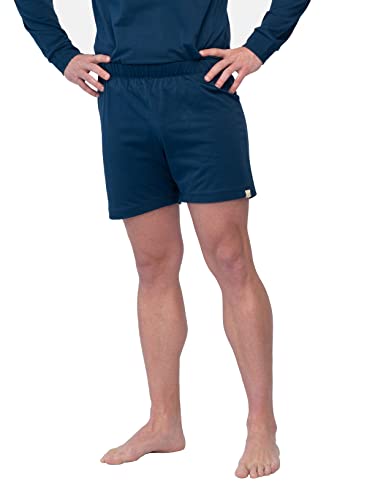 greenjama Herren Shorts Pyjamaunterteil, Ultramarine, L von greenjama