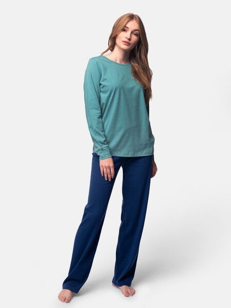 greenjama Langarm-Shirt mit Woll-Anteil, GOTS-zertifiziert von greenjama