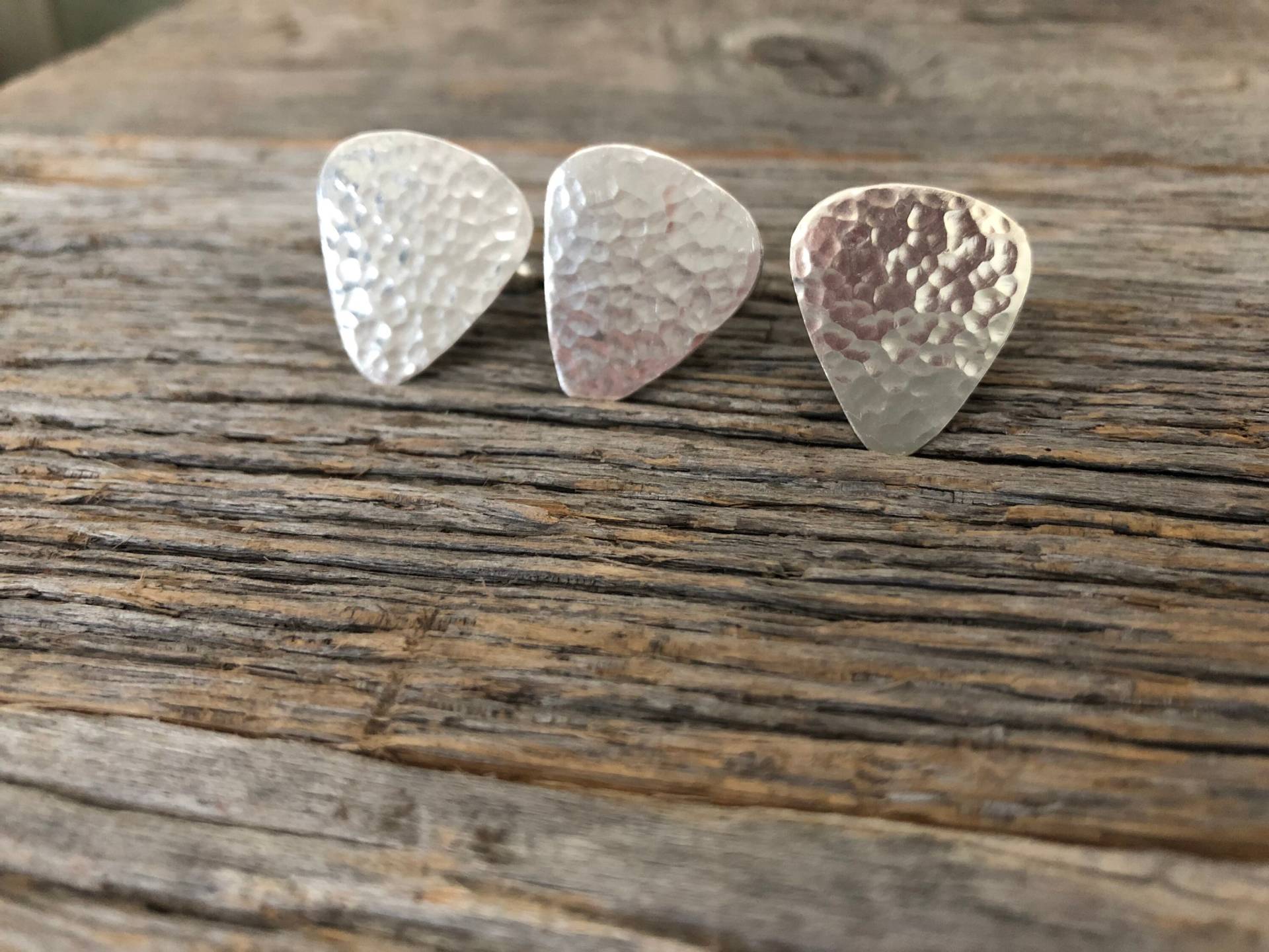 Plektrum Manschettenknöpfe & Krawattennadel Set Aus Sterlingsilber Plektrum Manschettenknöpfe & Krawattennadel Set Aus Sterlingsilber von greenleafpickcompany