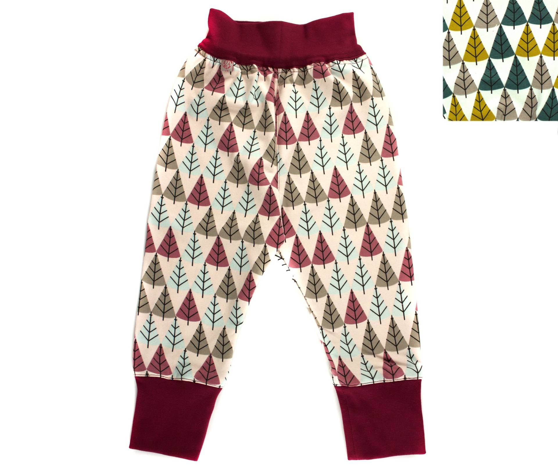Sweathose Jogger Gr. 74/80 Leggings Mit Baumprint von grimskind