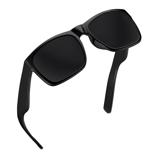 grinderPUNCH XL Herren-Sonnenbrille mit großem, breitem Rahmen, schwarz – extra groß, quadratisch, 148 mm von grinderPUNCH