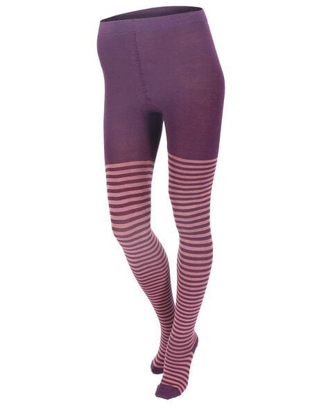 grödo Damen Strumpfhose Ringel kbT Wolle Bio Baumwolle Elasthan von grödo