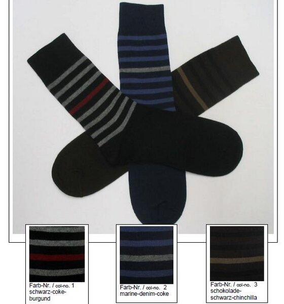 grödo Socken/Strümpfe, halbgeringelt/uni  ver.Farben 52184 Biobaumwolle unisex von grödo