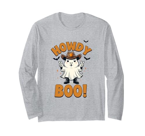 Halloween Kinder Capybara Spruch Langarmshirt von gruselig Geister Grusel Geschenkidee
