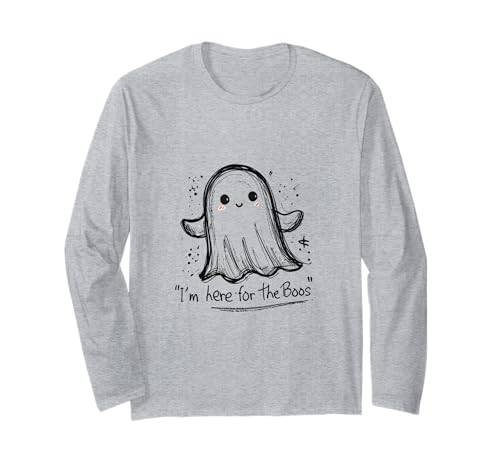 Halloween Kinder Geist Spruch Langarmshirt von gruselig Geister Grusel Geschenkidee