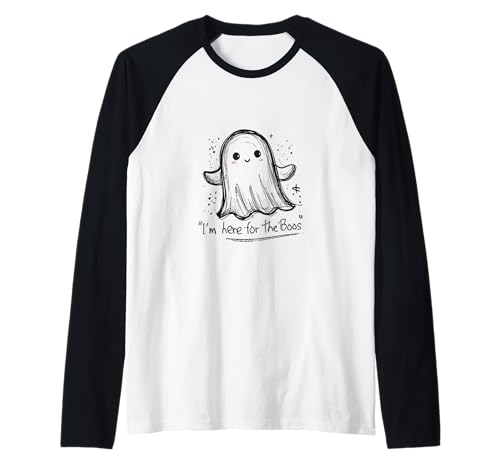 Halloween Kinder Geist Spruch Raglan von gruselig Geister Grusel Geschenkidee