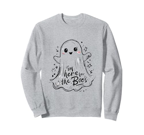 Halloween Kinder Geist Sprüche Sweatshirt von gruselig Geister Grusel Geschenkidee