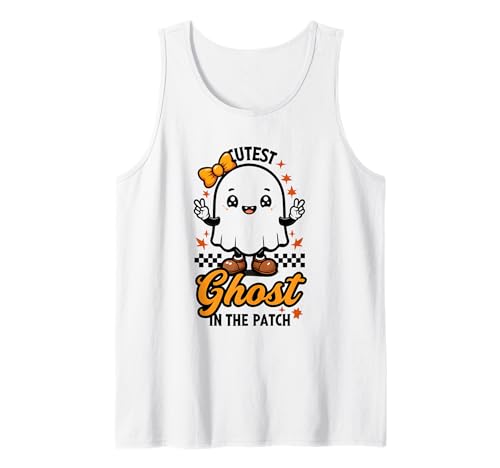 Halloween Kinder Geister Spruch Tank Top von gruselig Geister Grusel Geschenkidee