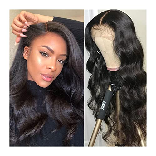 Perücken 360. HD Spitze Frontal Perücke Body Wave Human Haare Prepucked 13x4 Spitze Front Perücken for Frauen Hellbraune Spitze Menschenhaar Perücke 30 Zoll Damenperücke (Size : 150 Density 13X4 Wig von guiling-1986