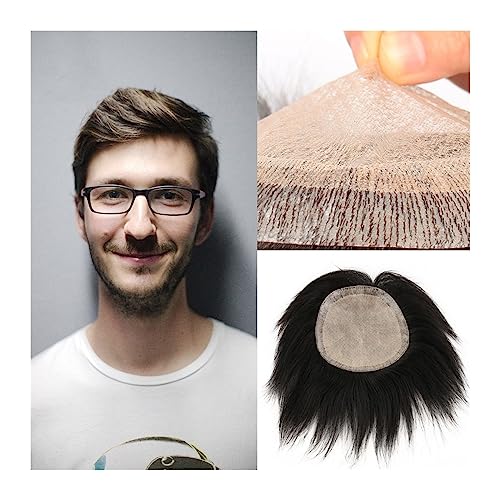Toupet für Männer Herren-Haarteil, Echthaar-Ersatzsysteme, Herren-Toupet, Seidenbasis, langlebige männliche Haarprothese, natürliche schwarze Farbe, 120% Dichte, Herren-Perücken Männer Haarersatzsyst Toupet für Männer Herren-Haarteil, Echthaar-Ersatzsysteme, Herren-Toupet, Seidenbasis, langlebige männliche Haarprothese, natürliche schwarze Farbe, 120% Dichte, Herren-Perücken Männer Haarersatzsyst von guiling-1986