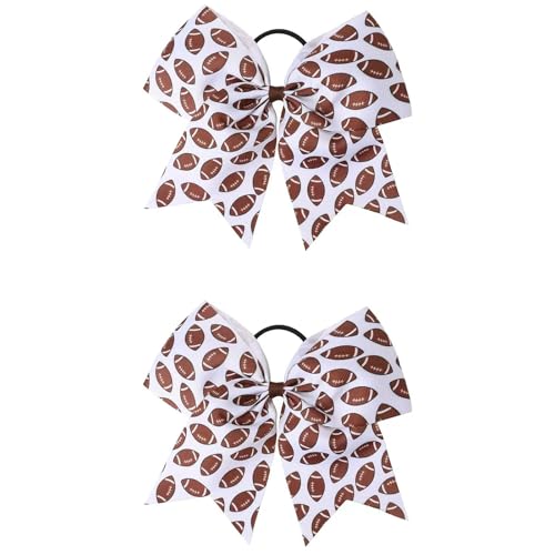 guoheduo 2 x 17,8 cm große Fußball-Cheer-Schleifen, Fußball-Haarschmuck, Haarschmuck für Mädchen, Frauen guoheduo 2 x 17,8 cm große Fußball-Cheer-Schleifen, Fußball-Haarschmuck, Haarschmuck für Mädchen, Frauen von guoheduo