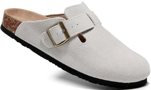 guoluofei Clogs für Damen, Clogs und Pantoletten mit Fußgewölbeunterstützung und verstellbarer Schnalle, Beige, 37 EU guoluofei Clogs für Damen, Clogs und Pantoletten mit Fußgewölbeunterstützung und verstellbarer Schnalle, Beige, 37 EU von guoluofei