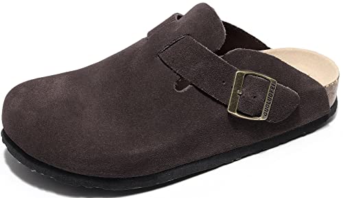 guoluofei Clogs für Damen, Pantoletten mit Fußgewölbeunterstützung und verstellbarer Schnalle, Kaffee, 42 EU guoluofei Clogs für Damen, Pantoletten mit Fußgewölbeunterstützung und verstellbarer Schnalle, Kaffee, 42 EU von guoluofei