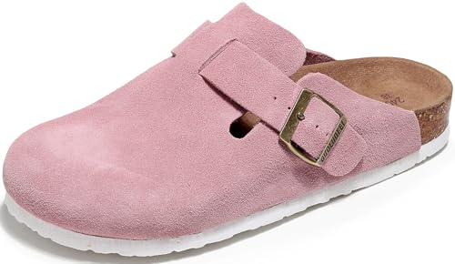 guoluofei Clogs für Damen, Pantoletten mit Fußgewölbeunterstützung und verstellbarer Schnalle, Pink, 39 EU guoluofei Clogs für Damen, Pantoletten mit Fußgewölbeunterstützung und verstellbarer Schnalle, Pink, 39 EU von guoluofei