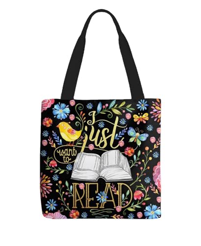 guopsnvy Tragetasche mit Aufdruck "I just want to listen to kpop and forget about my adult problems, All Over Print", Hlurc-Color3, Einheitsgröße von guopsnvy