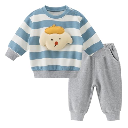 gurcooc Babykleidung Set Baby Jungen Mädchen Baumwolle Kleidung Outfit Langarm Top Hose Kinder Bekleidungssets von gurcooc