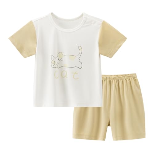 gurcooc Babykleidung Set Baby Jungen Mädchen Kurzarm T-Shirt und Shorts Bekleidungssets Sommer Outfit Kleidung, 6-24 Monate von gurcooc