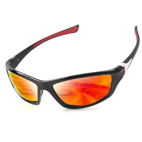 gzerma 1 Paar Sonnenbrille Herren Polarisiert Fahrradbrille UV400 Sunglasses Sportbrille für Damen zum Radfahren Ski Golfen Angeln Fahren Wandern gzerma 1 Paar Sonnenbrille Herren Polarisiert Fahrradbrille UV400 Sunglasses Sportbrille für Damen zum Radfahren Ski Golfen Angeln Fahren Wandern von gzerma