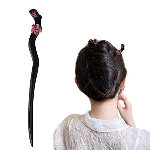 Haarstäbchen, Einfache Legierungs-Haar-Essstäbchen for Dutt, Metall-Haarnadel, antiker Stil, Haarstäbchen for Frauen und Mädchen, Haar-Styling(Style1) von hOnYbmq