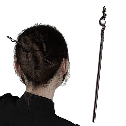 Haarstäbchen, Einfache Legierungs-Haar-Essstäbchen for Dutt, Metall-Haarnadel, antiker Stil, Haarstäbchen for Frauen und Mädchen, Haar-Styling(Style3) von hOnYbmq
