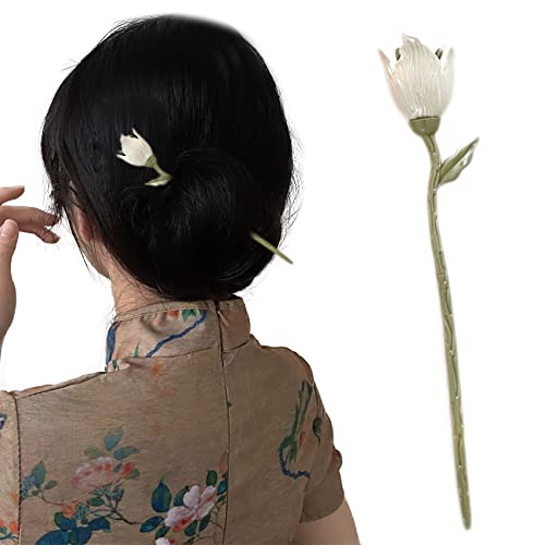 Haarstäbchen, Einfache Legierungs-Haar-Essstäbchen for Dutt, Metall-Haarnadel, antiker Stil, Haarstäbchen for Frauen und Mädchen, Haar-Styling(Style9) von hOnYbmq