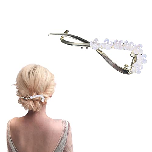 Haarstäbchen, French Twist N Clip, Haarspange, Haarspangen, Haarnadeln zur Haarknotenfixierung, Ein-Wort-Haarnadel-Haarspangen, Zubehör for Frauen und Mädchen(Style 10) von hOnYbmq