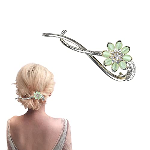Haarstäbchen, French Twist N Clip, Haarspange, Haarspangen, Haarnadeln zur Haarknotenfixierung, Ein-Wort-Haarnadel-Haarspangen, Zubehör for Frauen und Mädchen(Style 15) von hOnYbmq