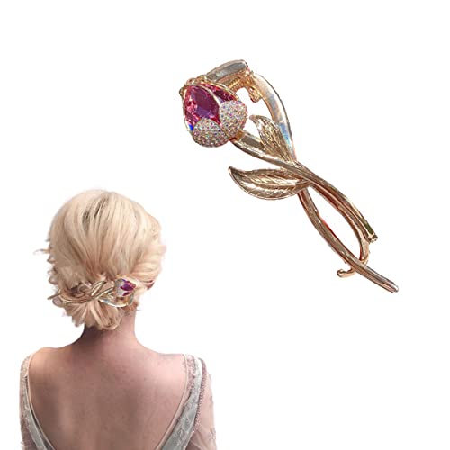 Haarstäbchen, French Twist N Clip, Haarspange, Haarspangen, Haarnadeln zur Haarknotenfixierung, Ein-Wort-Haarnadel-Haarspangen, Zubehör for Frauen und Mädchen(Style 18) von hOnYbmq