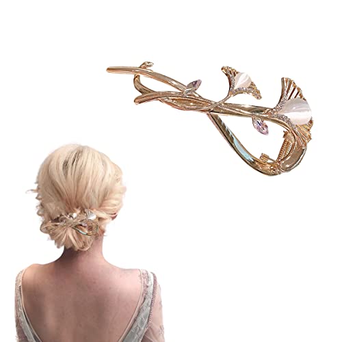 Haarstäbchen, French Twist N Clip, Haarspange, Haarspangen, Haarnadeln zur Haarknotenfixierung, Ein-Wort-Haarnadel-Haarspangen, Zubehör for Frauen und Mädchen(Style 19) von hOnYbmq
