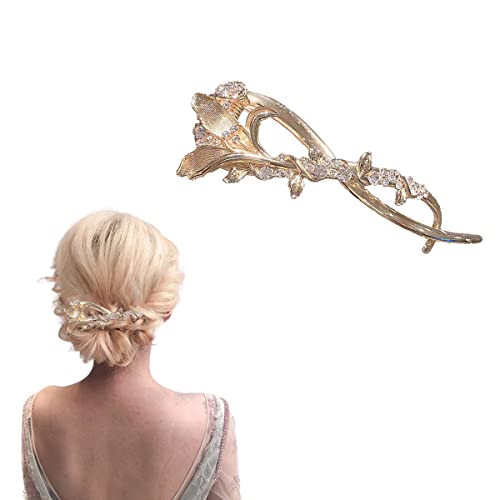 Haarstäbchen, French Twist N Clip, Haarspange, Haarspangen, Haarnadeln zur Haarknotenfixierung, Ein-Wort-Haarnadel-Haarspangen, Zubehör for Frauen und Mädchen(Style 21) von hOnYbmq