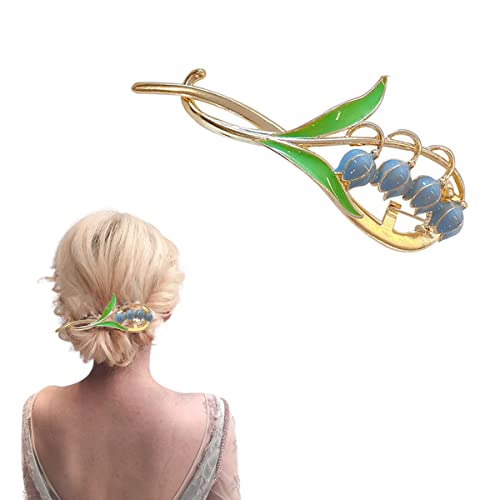 Haarstäbchen, French Twist N Clip, Haarspange, Haarspangen, Haarnadeln zur Haarknotenfixierung, Ein-Wort-Haarnadel-Haarspangen, Zubehör for Frauen und Mädchen(Style 24) von hOnYbmq