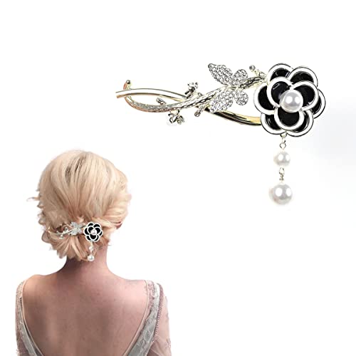 Haarstäbchen, French Twist N Clip, Haarspange, Haarspangen, Haarnadeln zur Haarknotenfixierung, Ein-Wort-Haarnadel-Haarspangen, Zubehör for Frauen und Mädchen(Style 3) von hOnYbmq