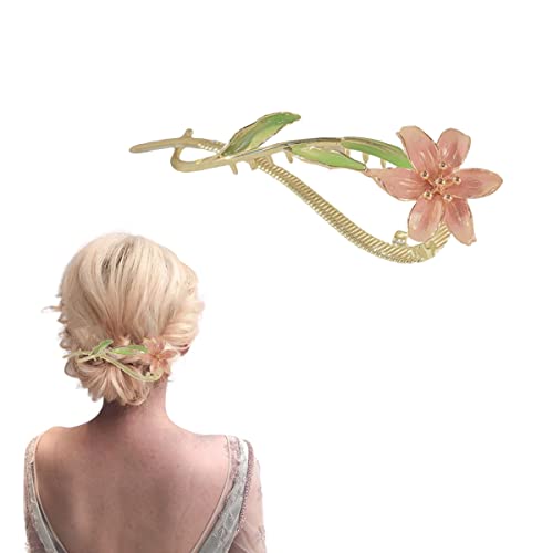 Haarstäbchen, French Twist N Clip, Haarspange, Haarspangen, Haarnadeln zur Haarknotenfixierung, Ein-Wort-Haarnadel-Haarspangen, Zubehör for Frauen und Mädchen(Style 30) von hOnYbmq
