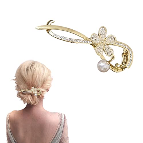 Haarstäbchen, French Twist N Clip, Haarspange, Haarspangen, Haarnadeln zur Haarknotenfixierung, Ein-Wort-Haarnadel-Haarspangen, Zubehör for Frauen und Mädchen(Style 40) von hOnYbmq