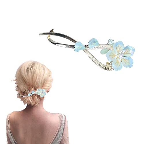 Haarstäbchen, French Twist N Clip, Haarspange, Haarspangen, Haarnadeln zur Haarknotenfixierung, Ein-Wort-Haarnadel-Haarspangen, Zubehör for Frauen und Mädchen(Style 8) von hOnYbmq