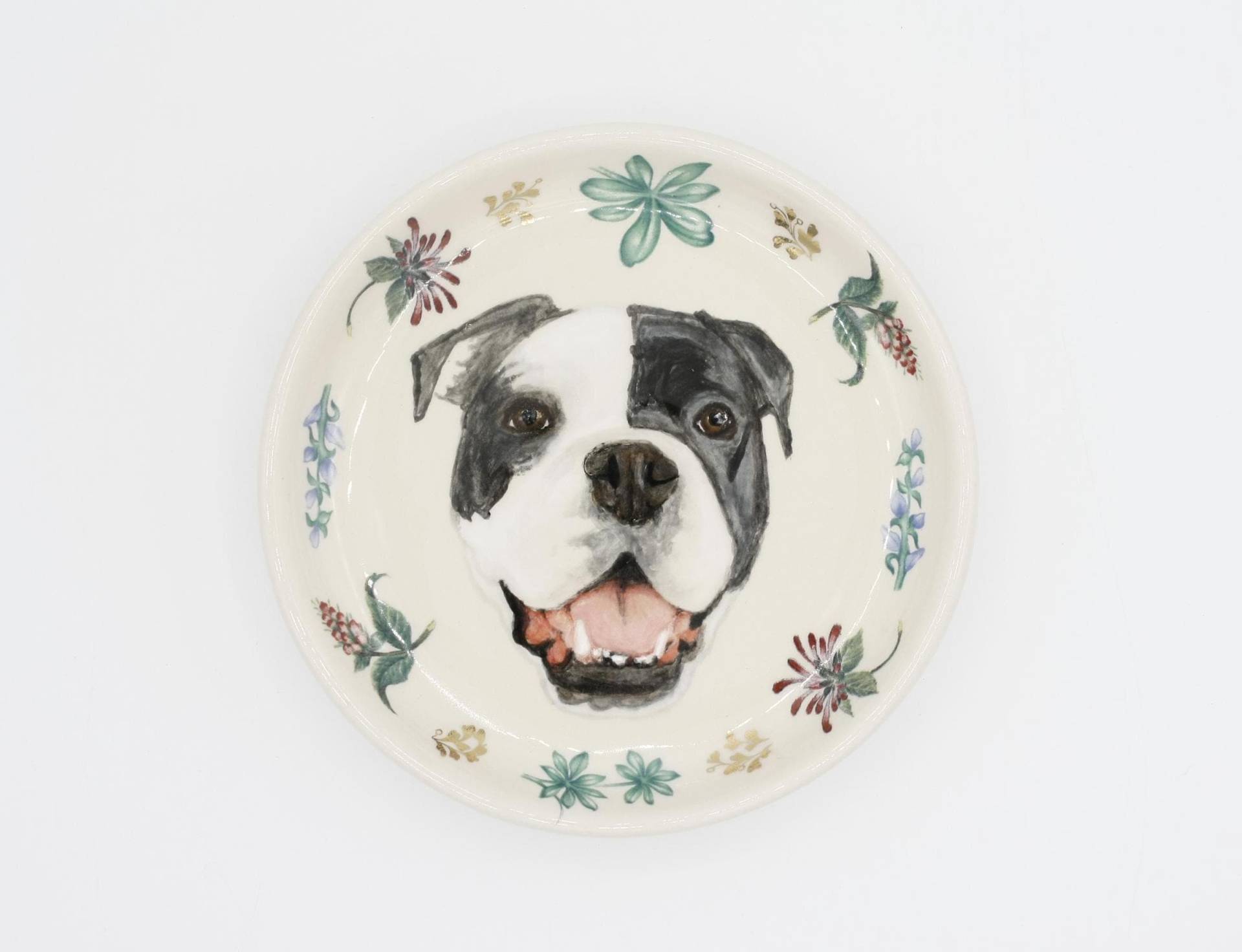 Handgemachte Hunde Portrait Ring Schale Keramik Schmuck Halter Handgemachte Hunde Portrait Ring Schale Keramik Schmuck Halter von hadleyclay