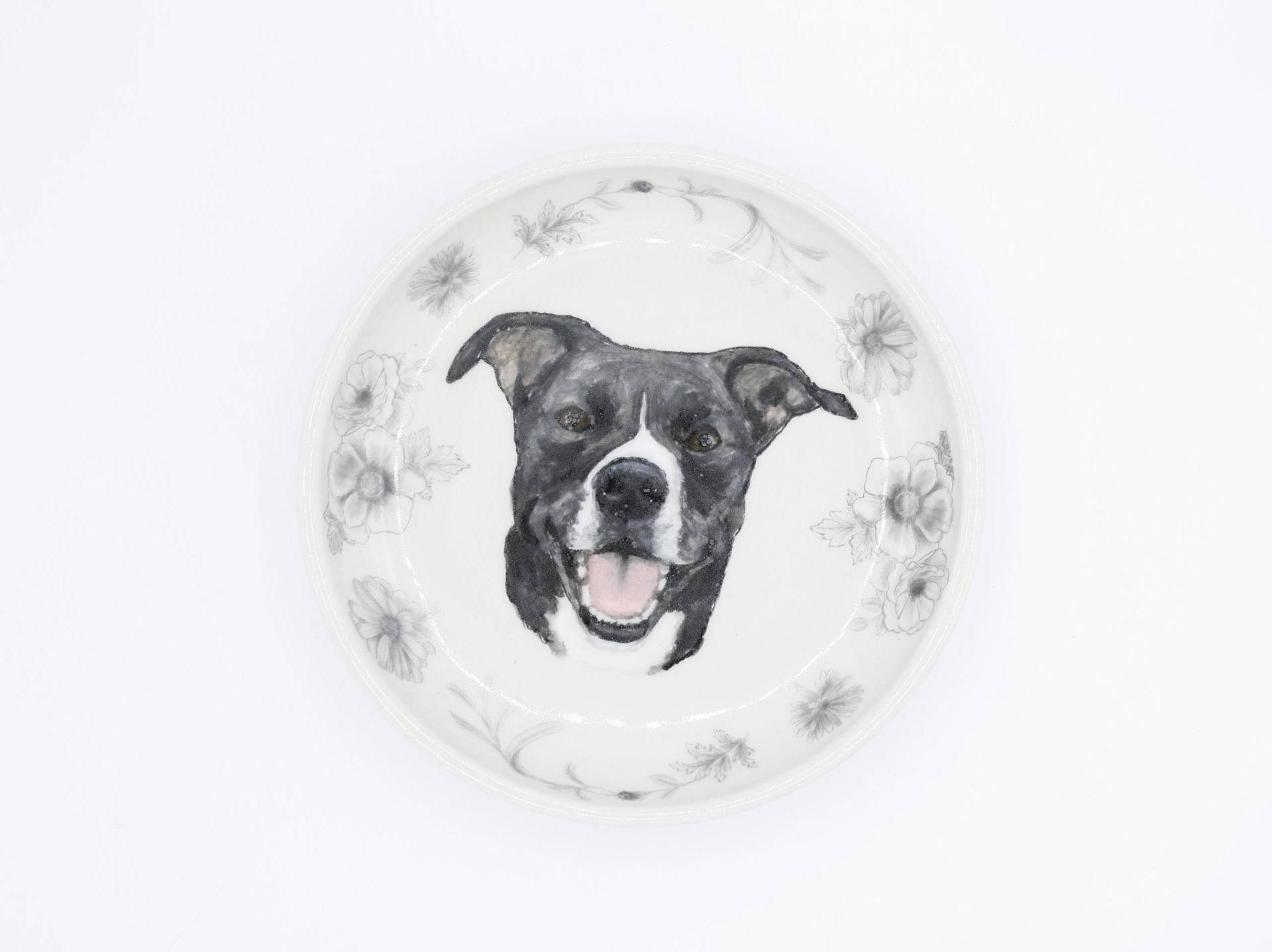 Handgemachte Ringschale Schwarzer Hund Keramik Schmuckhalter Handgemachte Ringschale Schwarzer Hund Keramik Schmuckhalter von hadleyclay