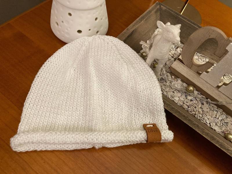 Gestrickte Babymütze Gestrickte Babymütze von haekelena