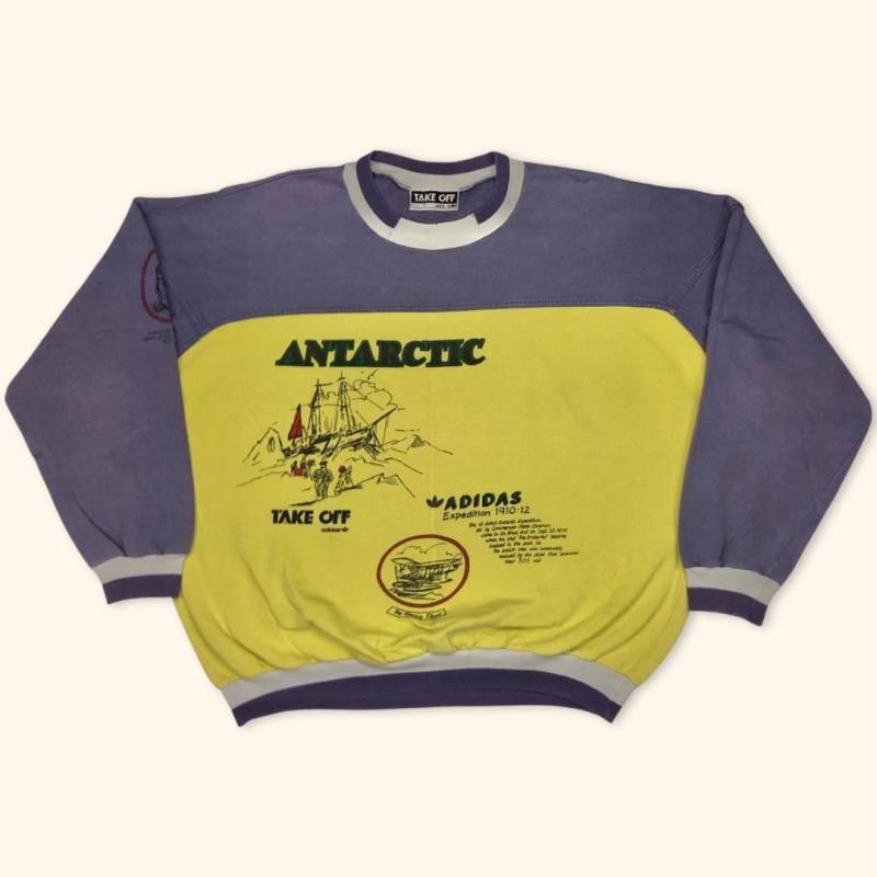 Vintage Adidas Take Off Antarctic Expidition Sweater | L/xl von haendmedown