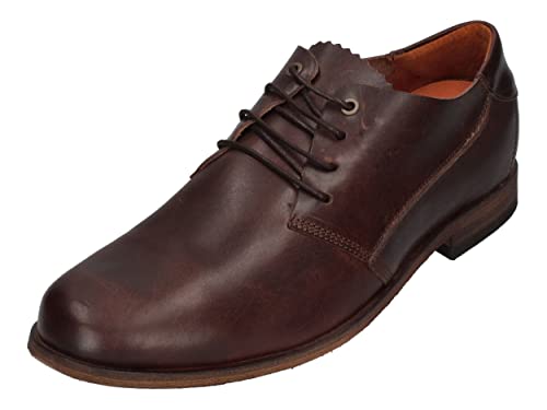 haghe by HUB Herren Halbschuhe MATTFIELD - Dark Brown, Größe:44 EU von haghe by HUB