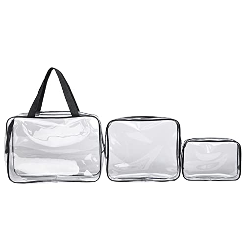 Jujube Be Set Reisetaschen Frauen Männer Cravel Aufbewahrungstasche Transparent Kosmetiktasche Toilettenbeutel Tragbare Dreiteilige Set Reise Organizer Fall von hahuha