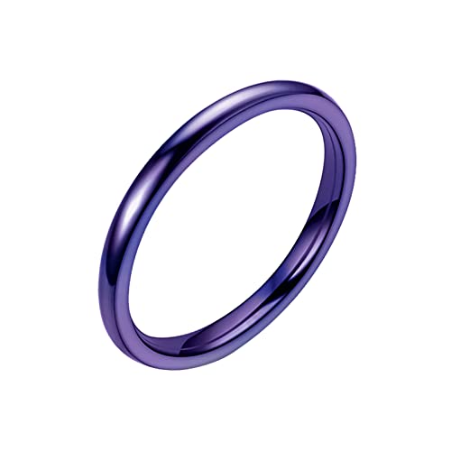 hahuha Trendiger Ring für Paare, Handschwanz, modisch, 2 mm, poliert, feine Ringe für Damen, flippiges Ring-Set, 5, Metall, Kein Edelstein von hahuha