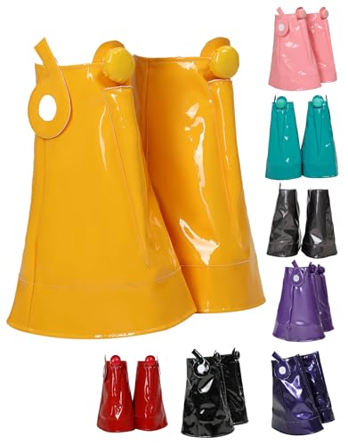 haikyuu Beinwärmer für Damen, Anime, PU-Leder, Cosplay, mehrfarbig, gelb, Length 15/38(inch/cm) von haikyuu