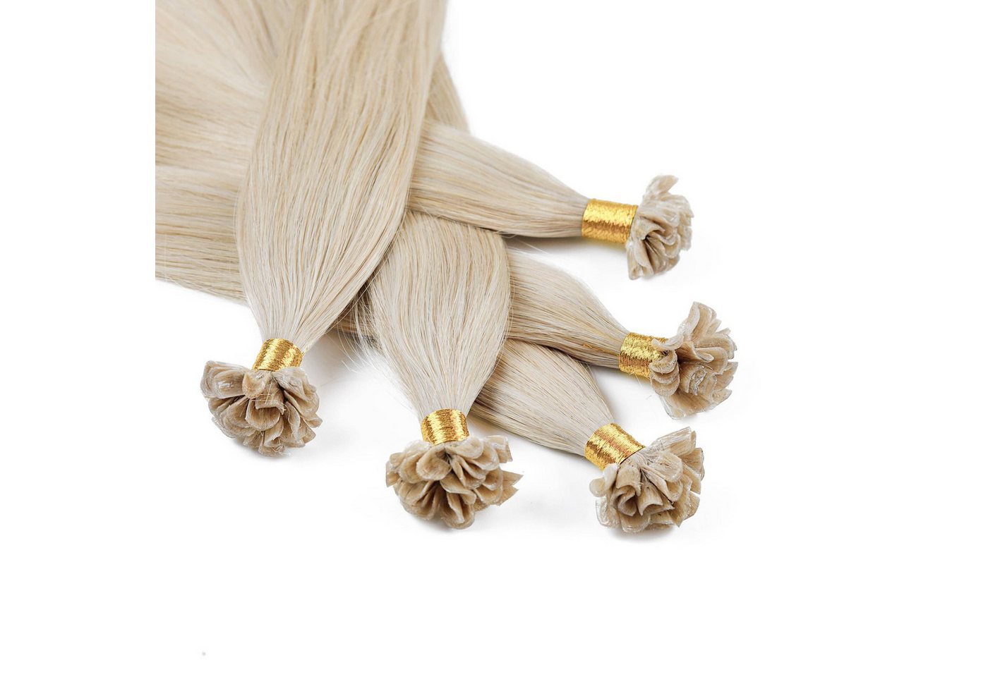 hair2heart Echthaar-Extension Bonding Extensions - glatt #10/1 Hell-Lichtblond Asch 0.5g 30cm hair2heart Echthaar-Extension Bonding Extensions - glatt #10/1 Hell-Lichtblond Asch 0.5g 30cm von hair2heart