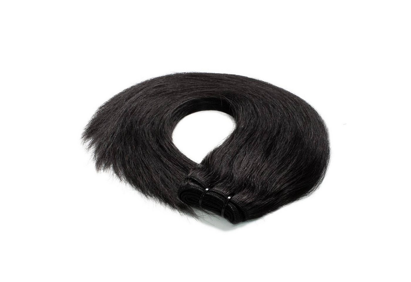 hair2heart Echthaar-Extension Premium Echthaartresse #4/0 Dunkelbraun 40cm von hair2heart