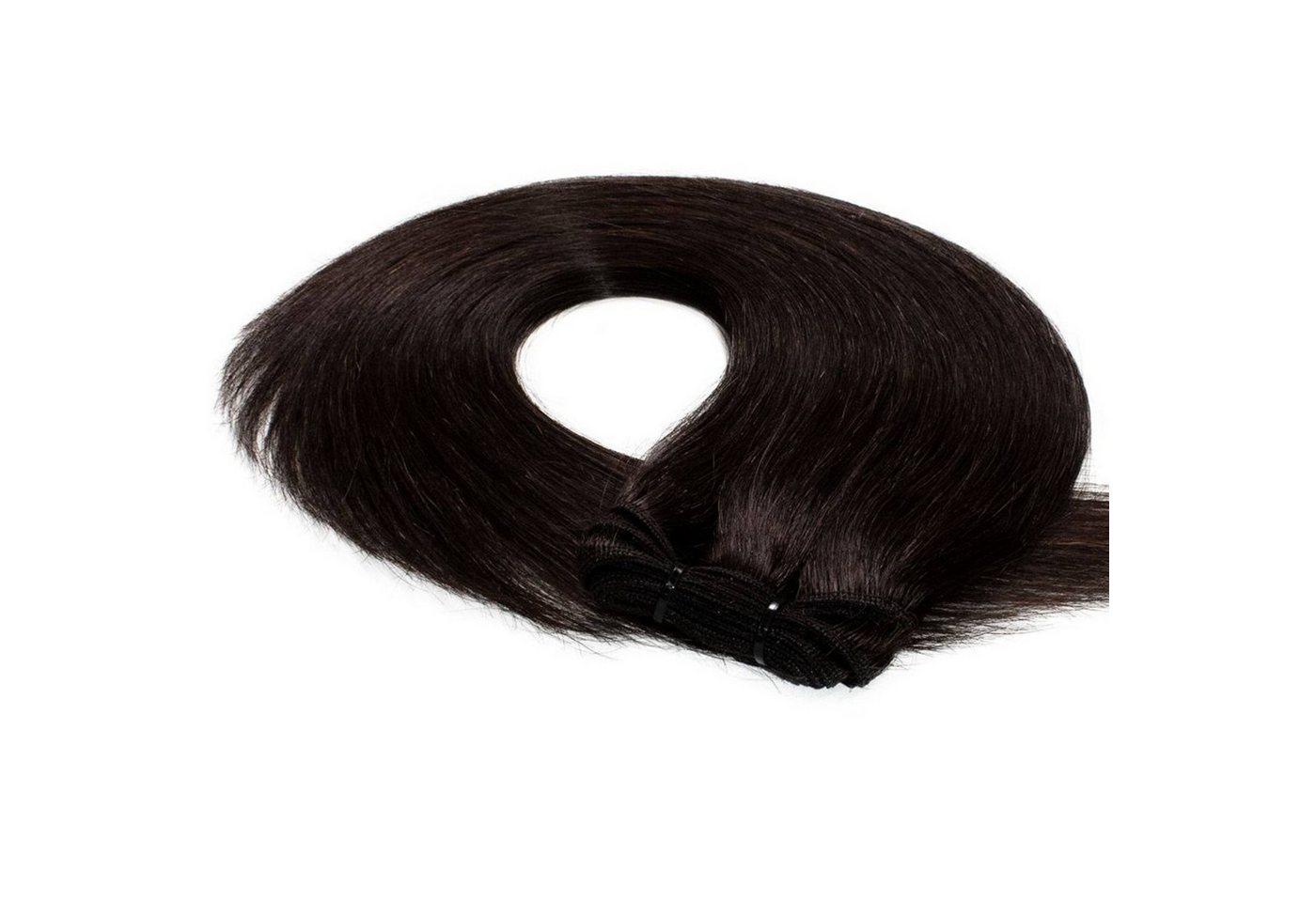 hair2heart Echthaar-Extension Premium Echthaartresse #6/3 Dunkelblond Gold 60cm von hair2heart