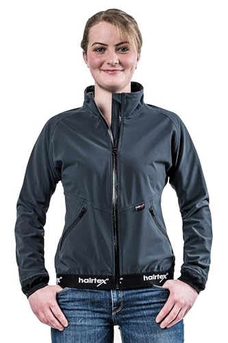hairtex Jacke Damen - Stalljacke - Schützt vor Gerüchen, Wasserdicht, Atmungsaktiv anthrazit XL von hairtex