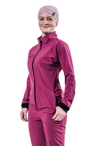 hairtex Overall Damen - Arbeitsoverall - Schützt vor Gerüchen, Wasserresistent, Atmungsaktiv Berry M von hairtex