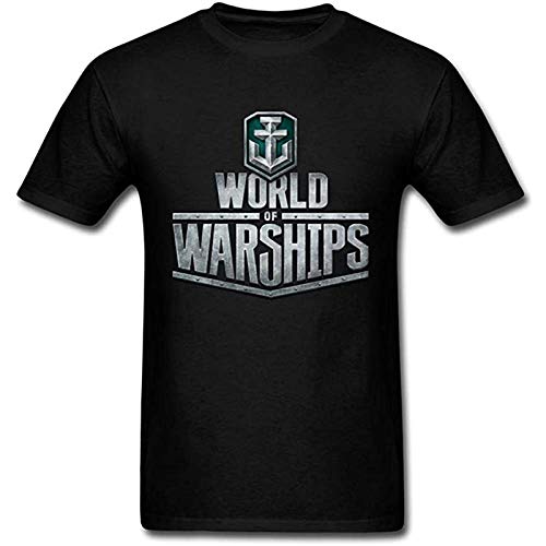 Men's World of Warships Logo T Shirt Short Sleeve for Size XXL Men's World of Warships Logo T Shirt Short Sleeve for Size XXL von haize